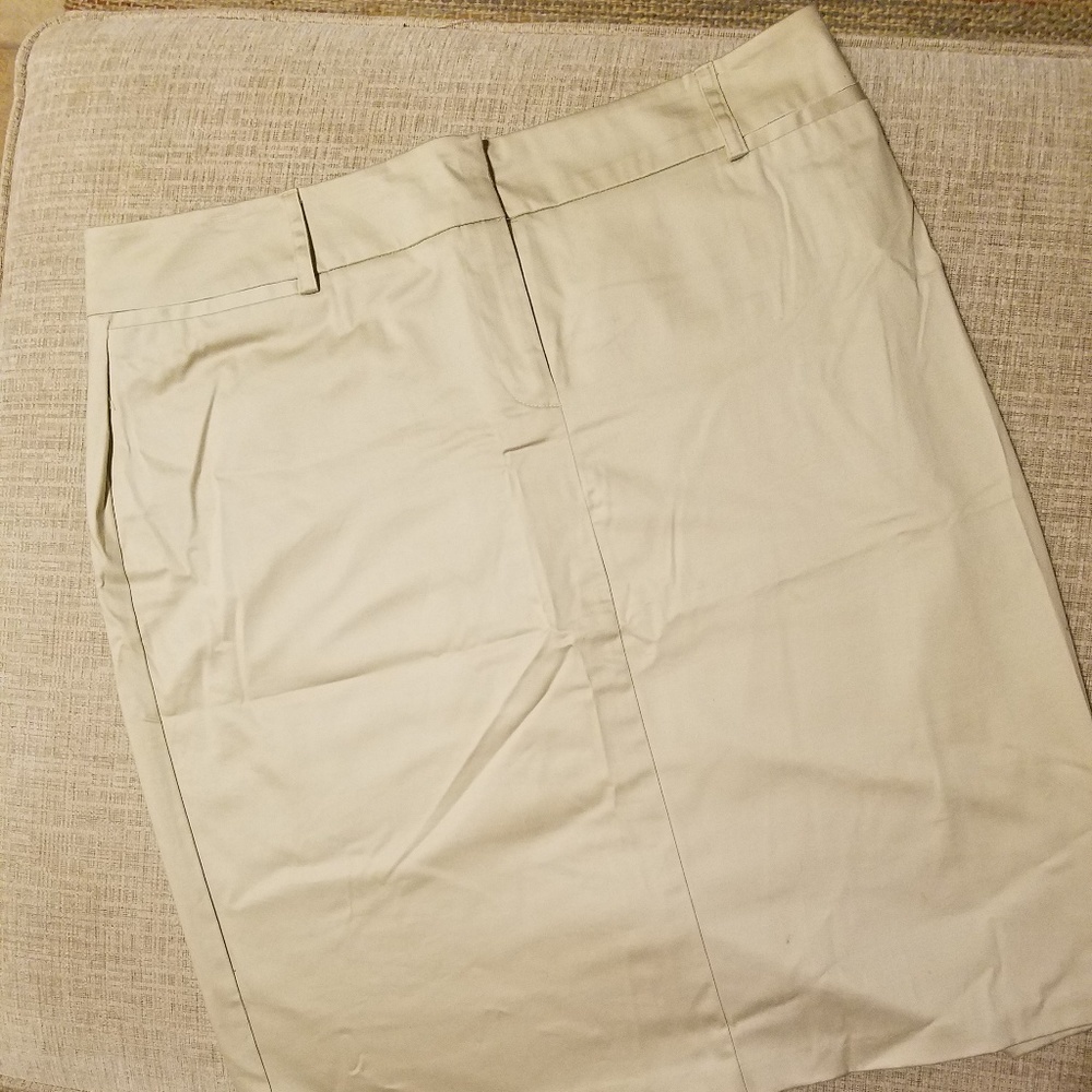 Khaki Pencil Skirt